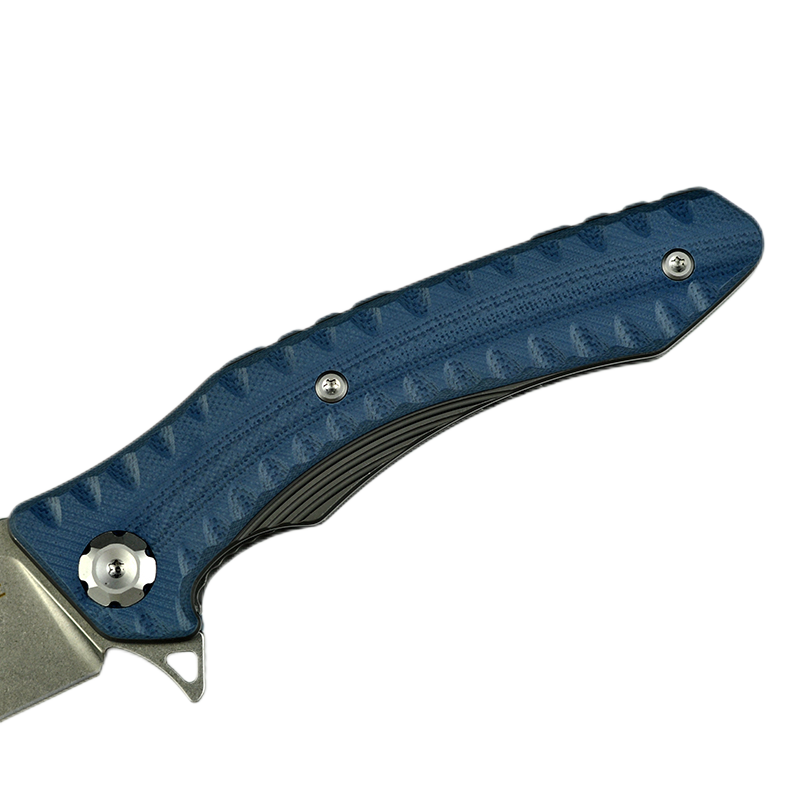 Maxace Knives 狂徒二代 K110钢 G10柄 深蓝色柄 258