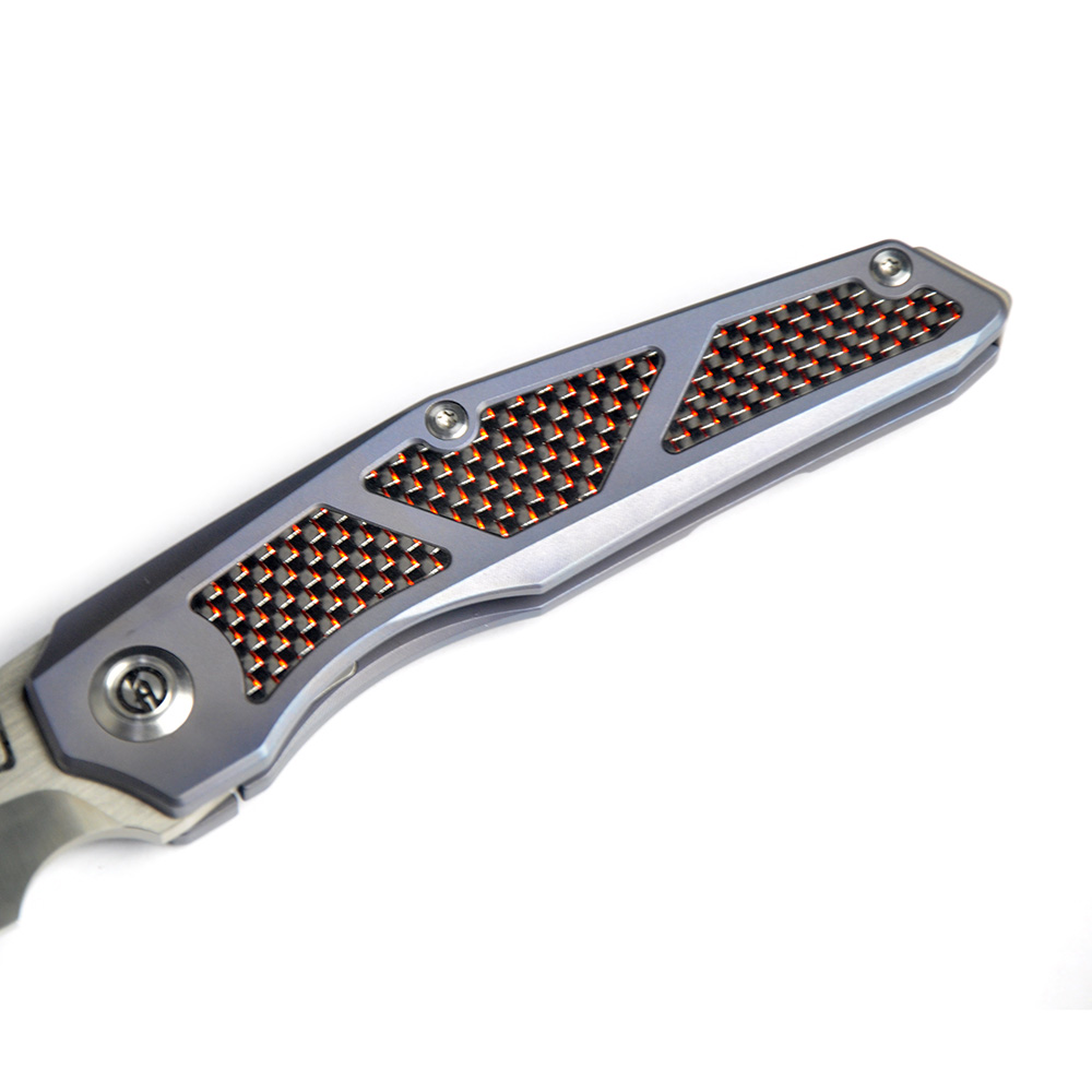 Maxace Knives 鸢 M390钢 钛柄镶嵌碳纤维 980