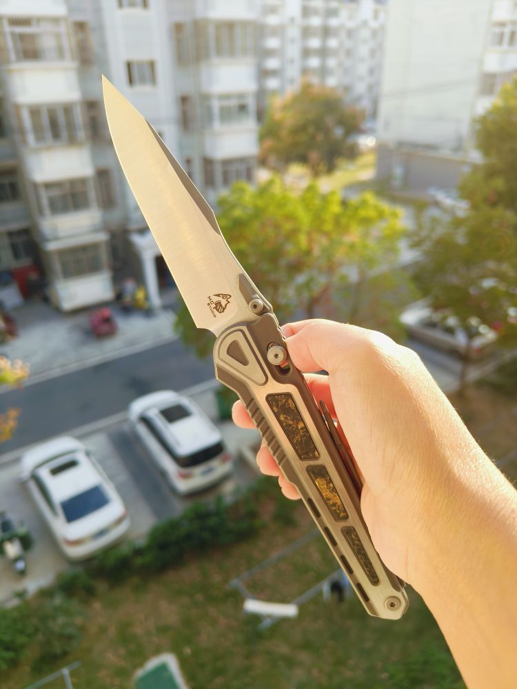 Maxace Knives 苍鹭 CPM-S90V钢 钛合金柄 1580
