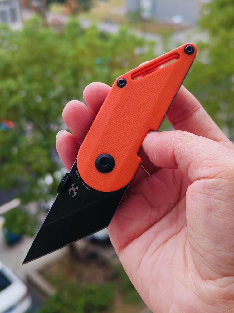 Kansept Knives DASH 154CM刃 G10柄 T3045A3 橙色