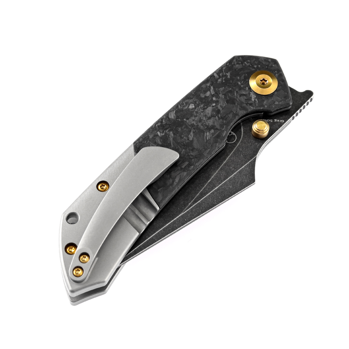 Kansept Knives Fenrir S35VN钢  钛合金+碳纤维柄 K1034A1 1250