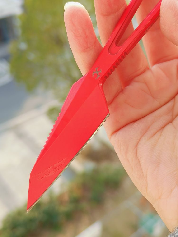 Kansept Knives HEX 14C28N钢 G001R1 红色涂层 290