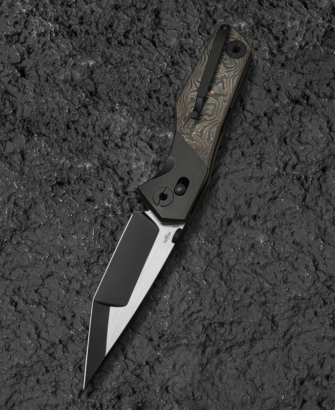 Bestech Knives CETUS M390钢 钛合金+碳纤维柄 BT2304D 2360