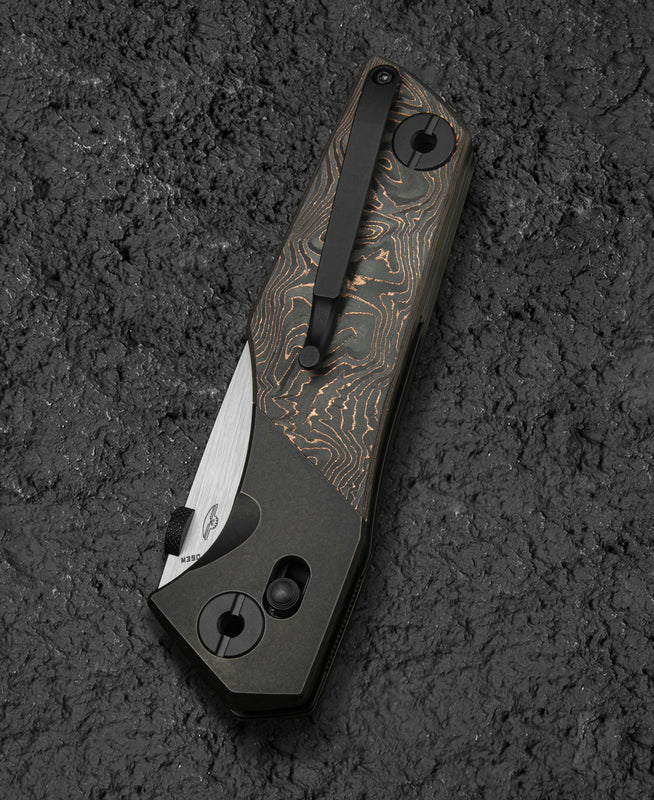 Bestech Knives CETUS M390钢 钛合金+碳纤维柄 BT2304D 2360