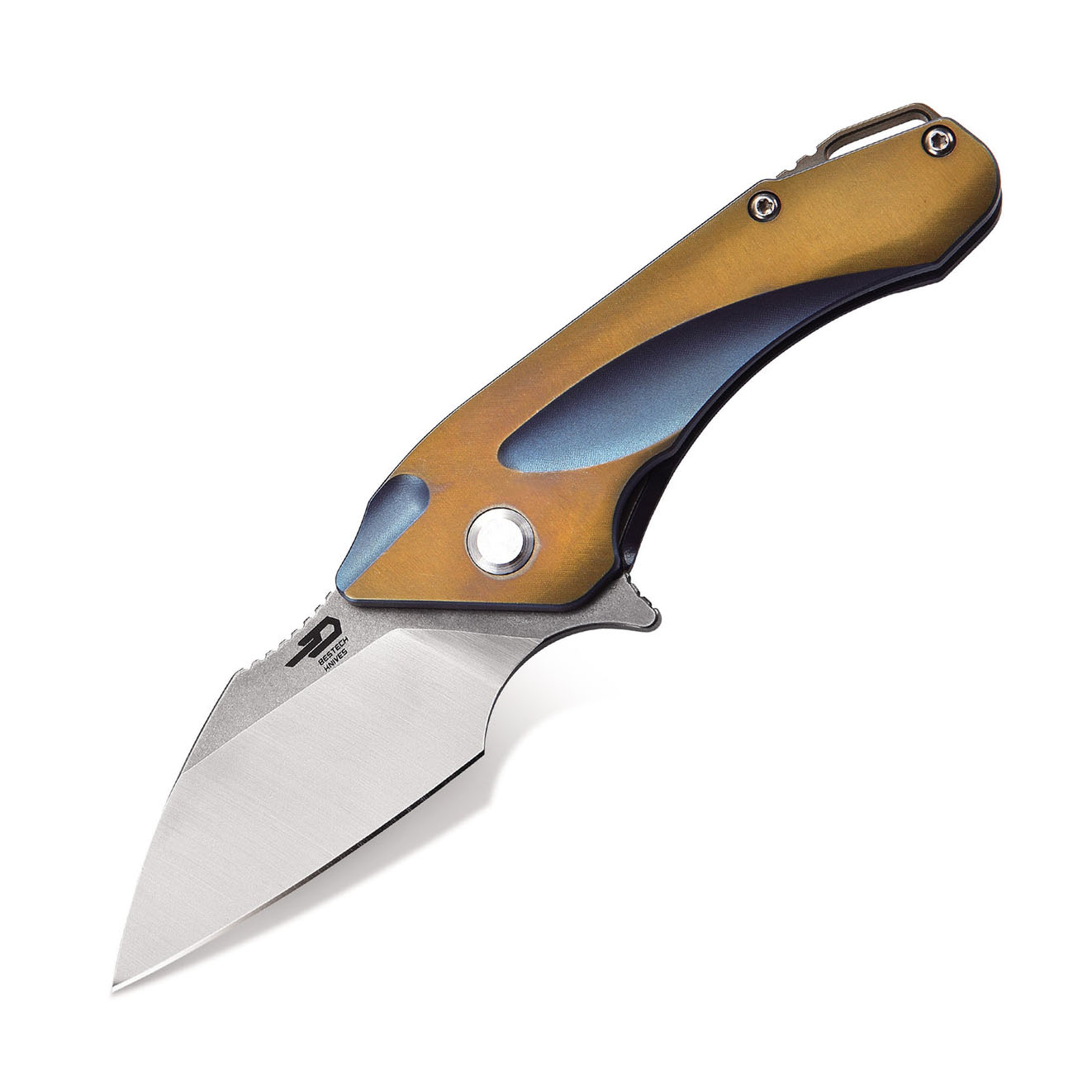 Bestech Knives Goblin CPM-S35VN钢 钛合金镶嵌碳纤维柄 BT1711B 1180