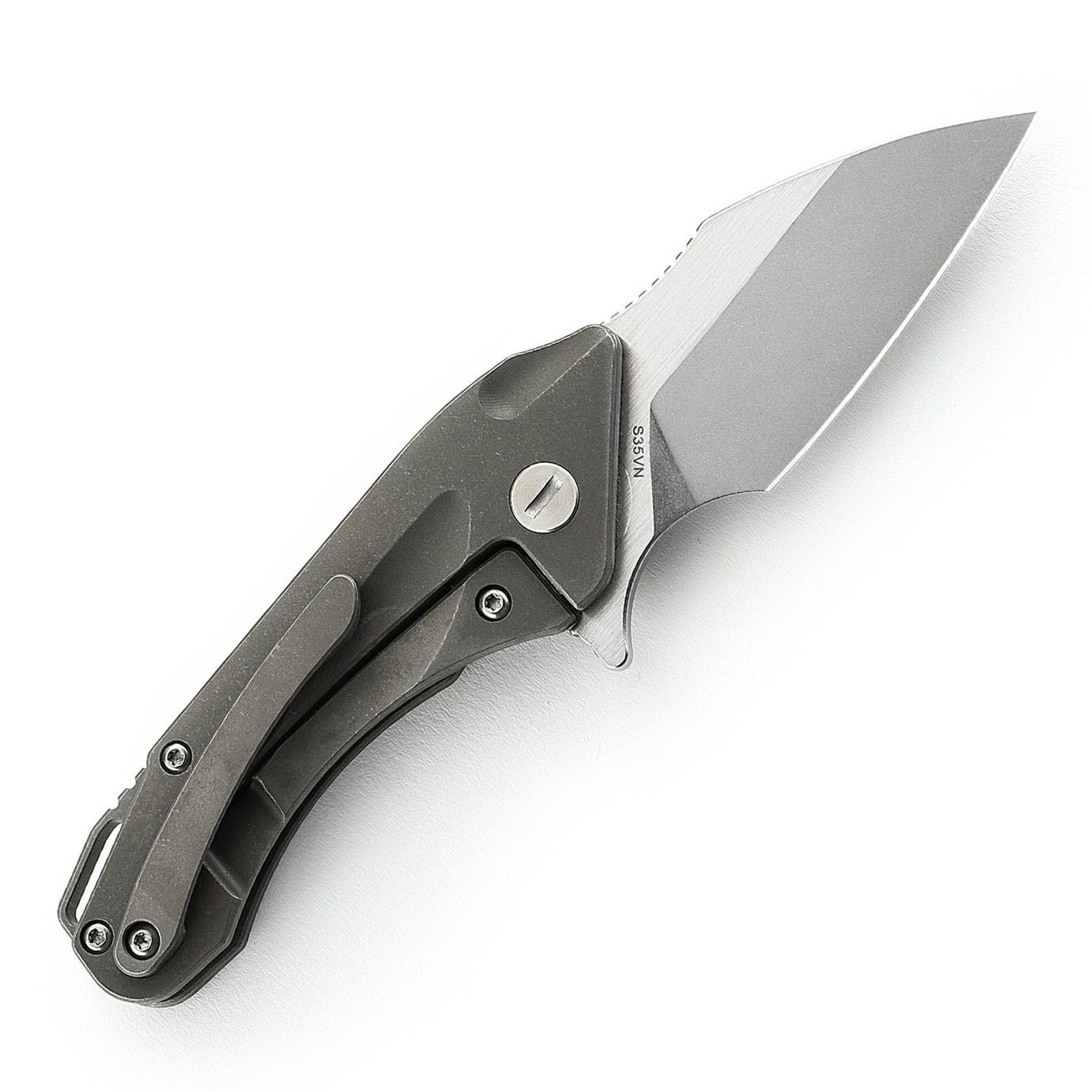 Bestech Knives Goblin CPM-S35VN钢 钛合金镶嵌碳纤维柄 BT1711E 1180
