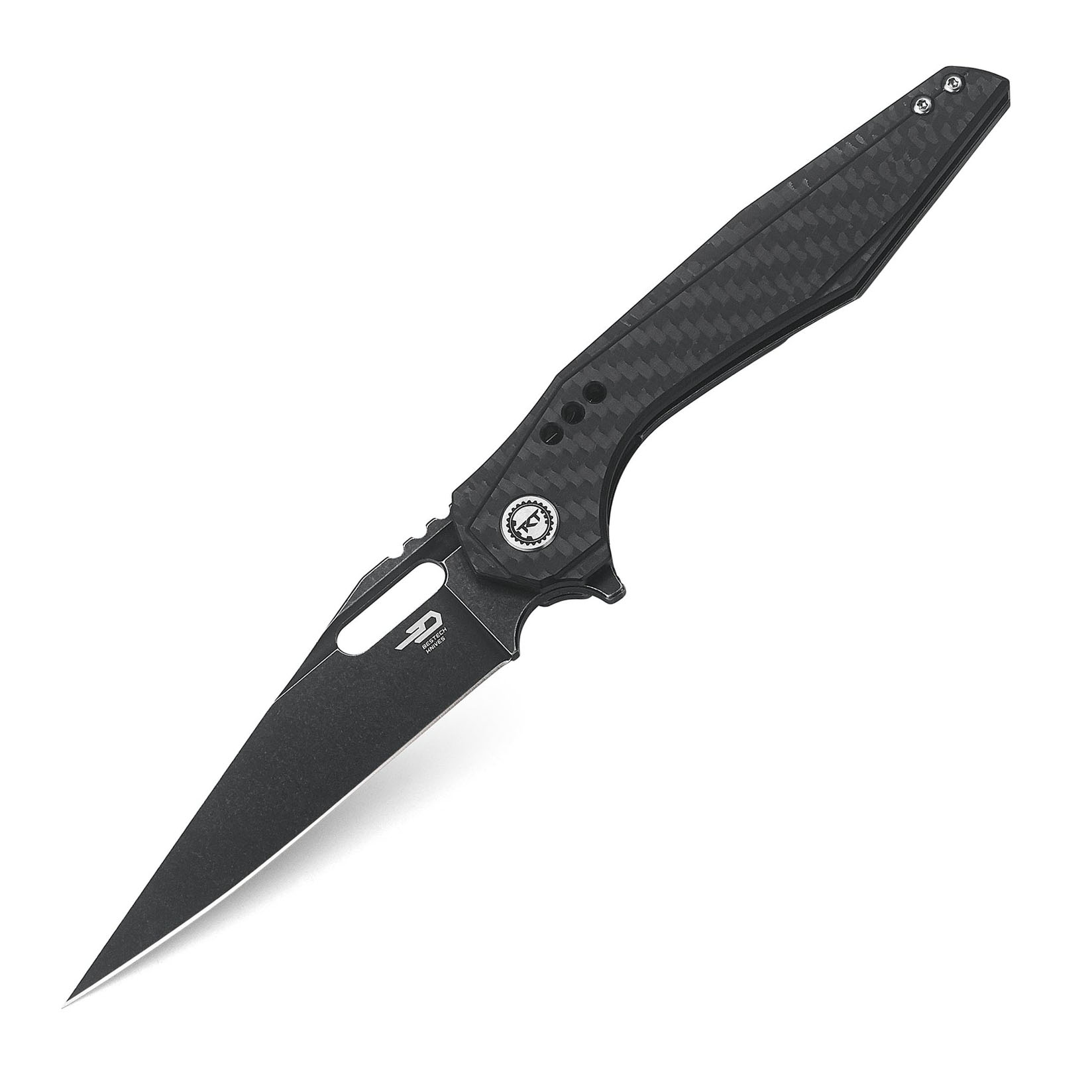 Bestech Knives Malware S35VN钢 碳纤维+钛合金柄 BT1902C 1580
