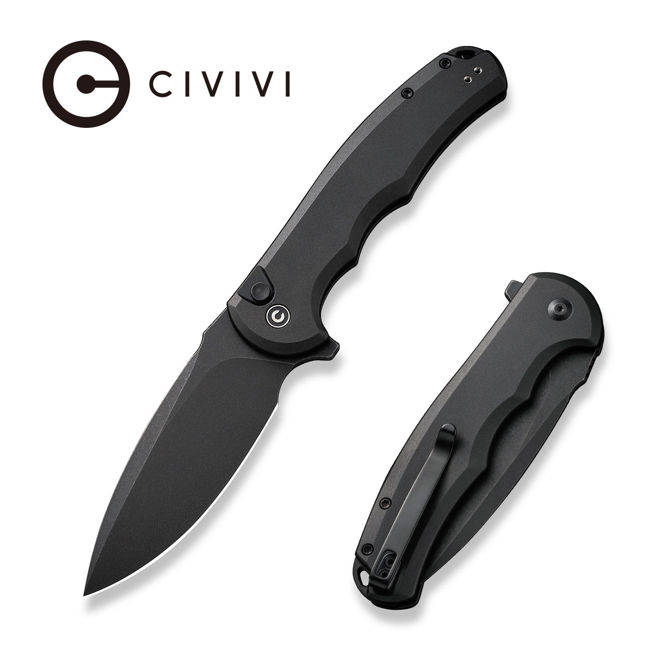 CIVIVI Button Lock Praxis Nitro-V钢 铝柄 C18026E-1 黑色 640