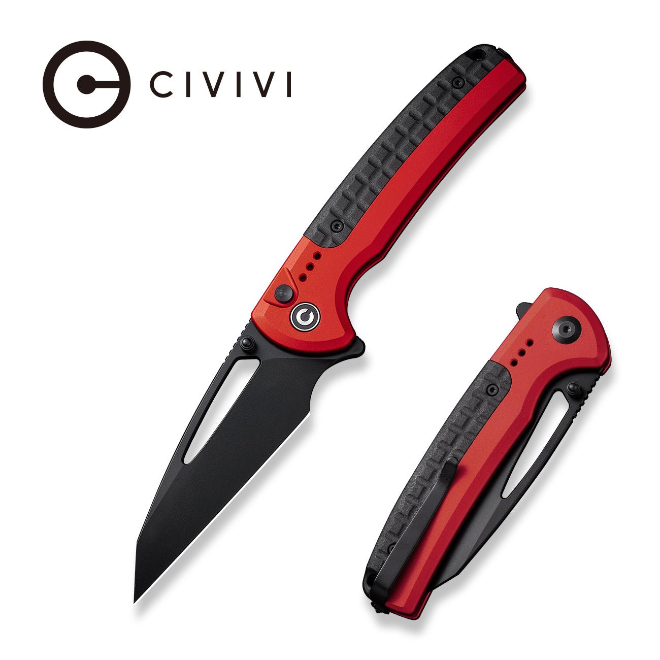 CIVIVI Sentinel Strike Flipper K110钢 铝+FRN手柄 C22025B-1 红色 730