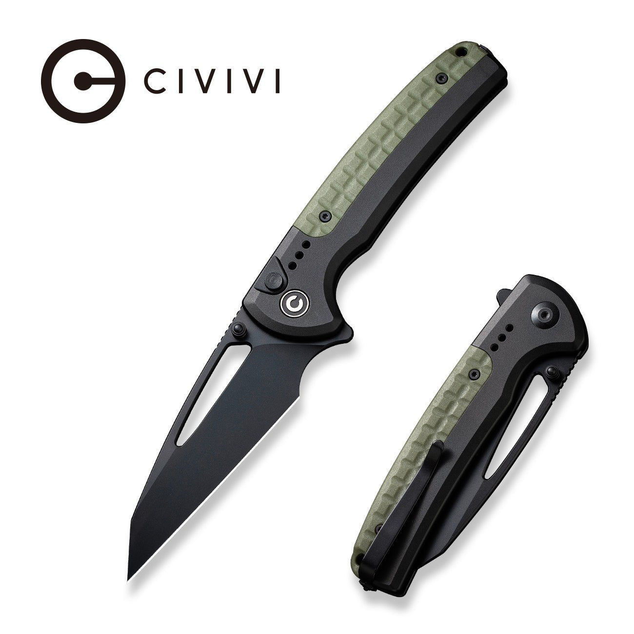 CIVIVI Sentinel Strike Flipper K110钢 铝+FRN手柄 C22025B-3 黑色 730