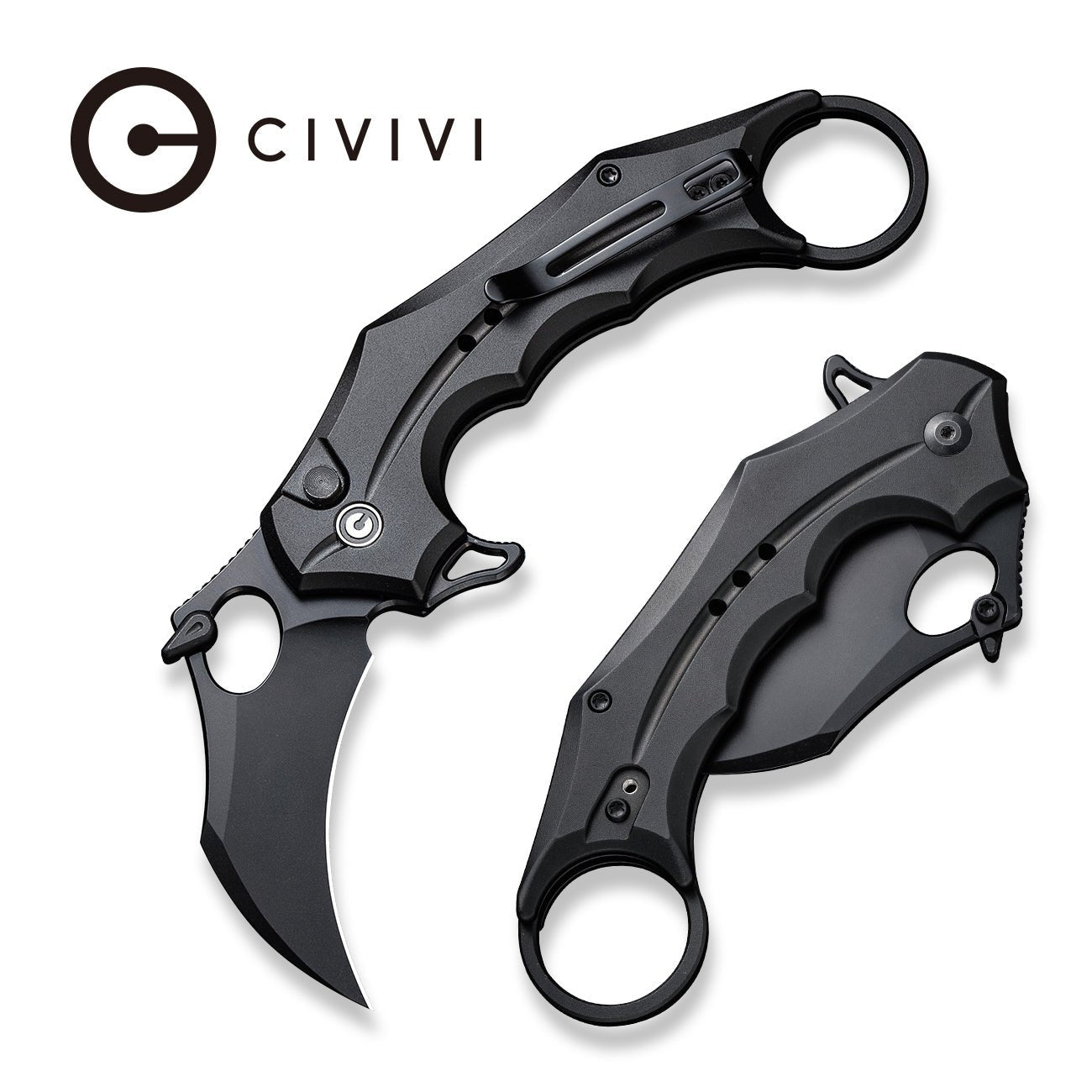 CIVIVI Incisor II Nitro-V钢 铝柄 C16016B-1 黑色 1022