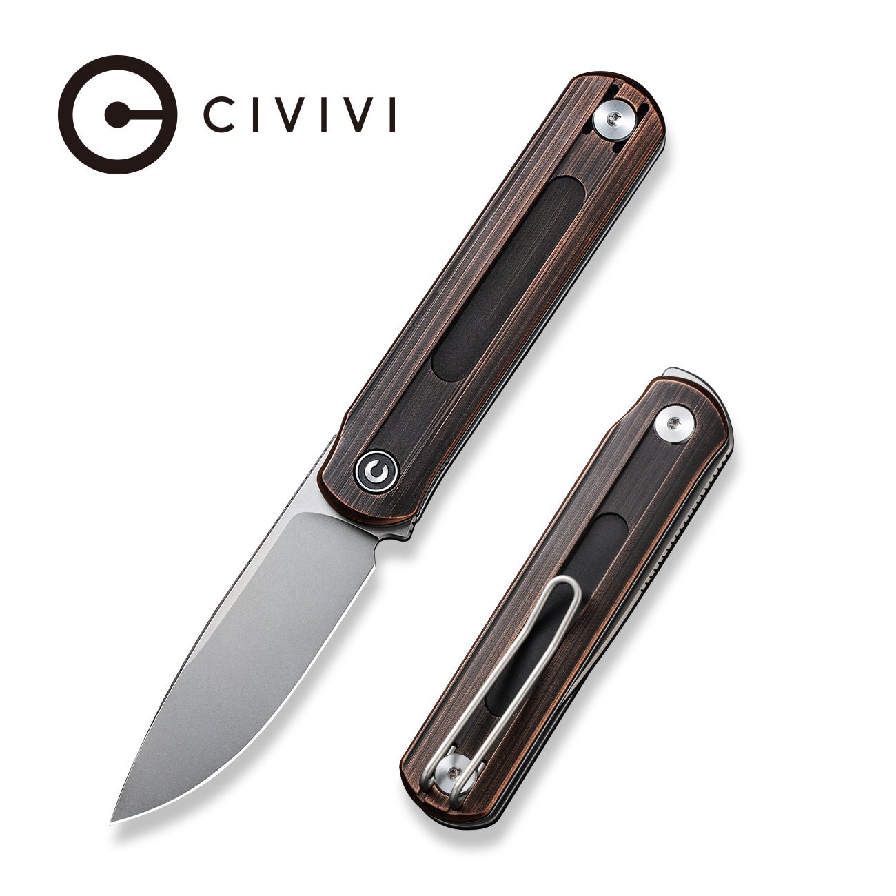 CIVIVI Foldis Slip Joint Nitro-V钢 铜柄 C21044-1 铜色 679