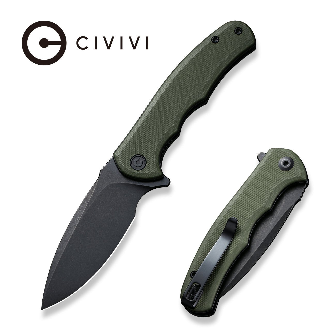 CIVIVI Mini Praxis D2钢 G10柄 C18026C-1 绿色 256
