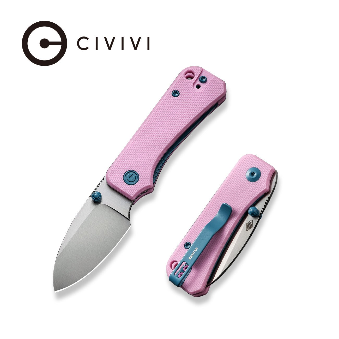 CIVIVI Baby Banter Nitro-V钢 G10柄 C19068S-10 粉色 511
