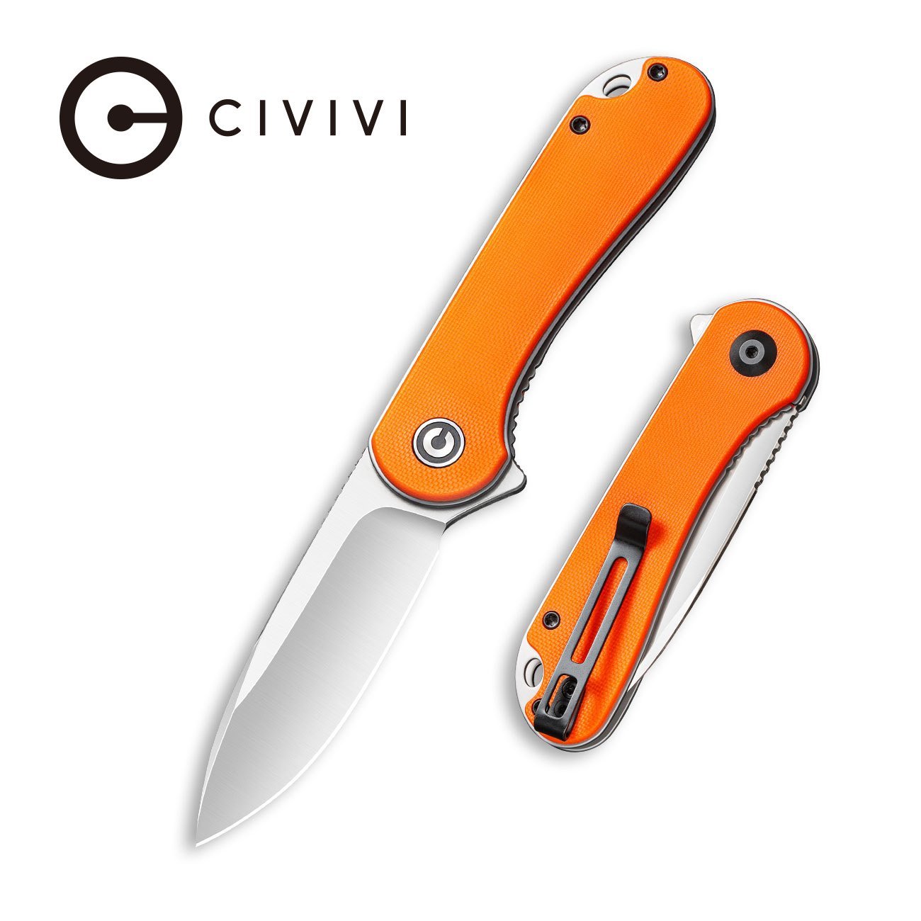 CIVIVI Elementum D2钢 G10柄 C907R 橘色 431