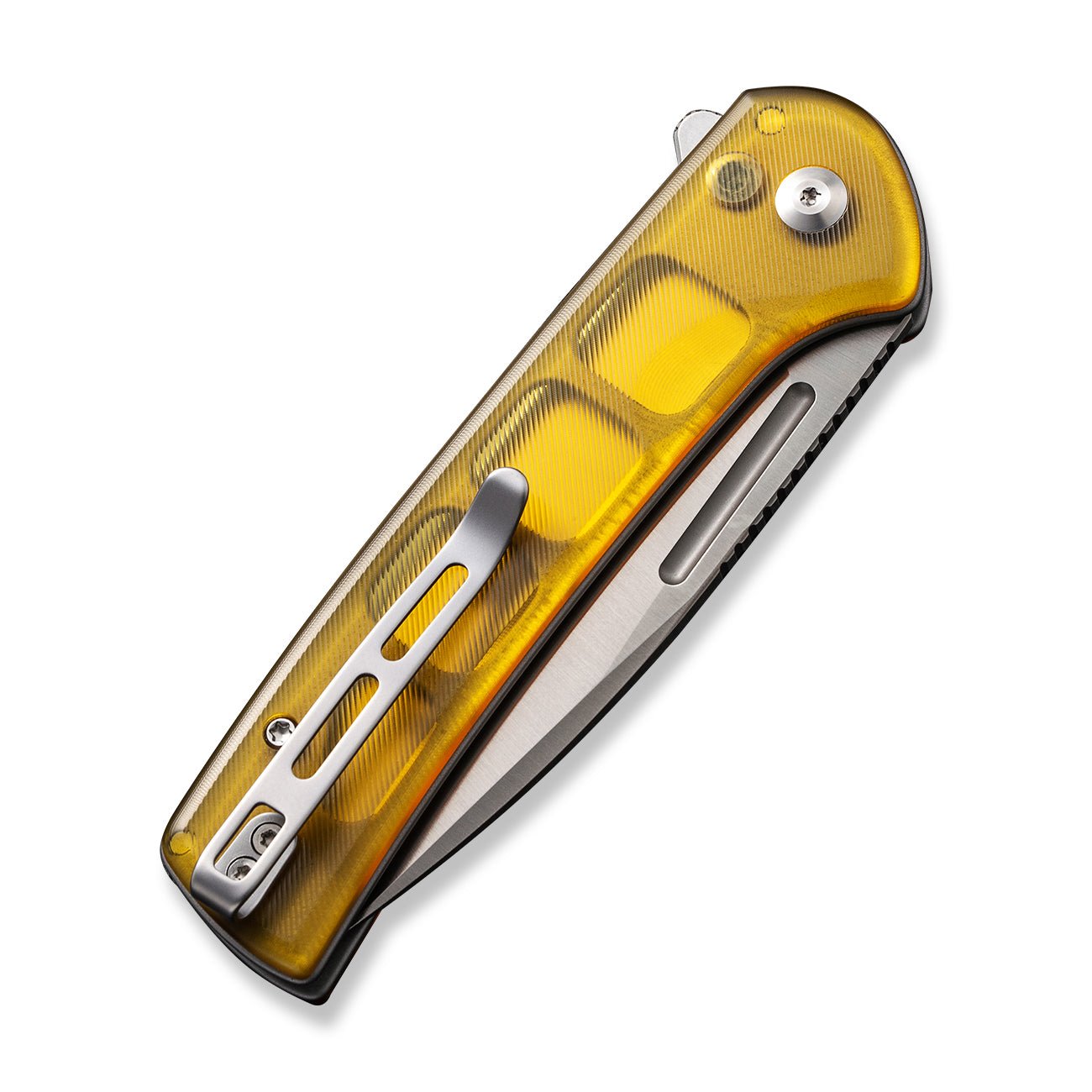 CIVIVI Conspirator Button Lock Nitro-V钢 Ultem柄 C21006-5 琥珀色 767