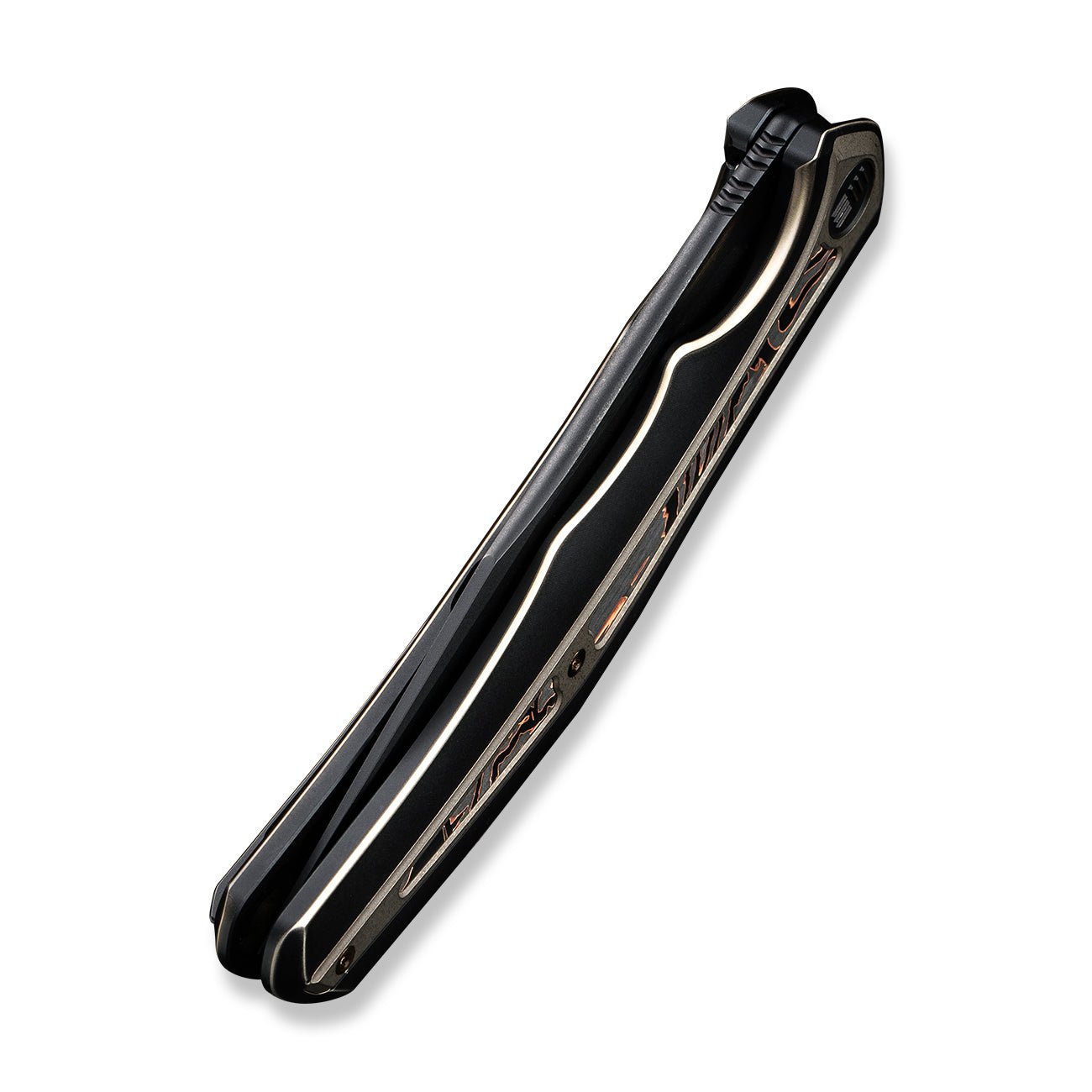 WEKNIFE Zonda CPM-20CV钢 钛+碳纤维柄 WE22016-3 青铜色 3504