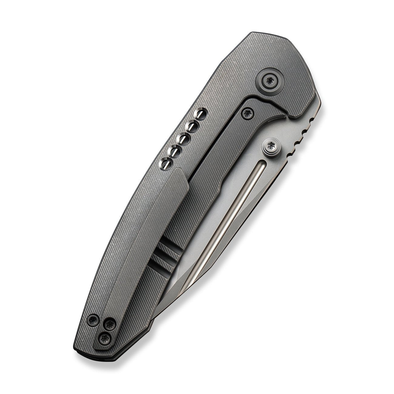 WEKNIFE Trogon CPM-20CV钢 钛合金手柄 WE22002-1 灰色 2551