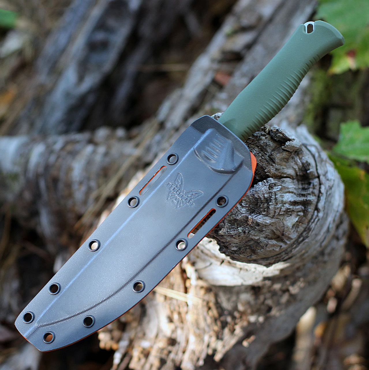 Benchmade Hunt Meatcrafter CPM-154钢 尼龙柄 绿色 1300