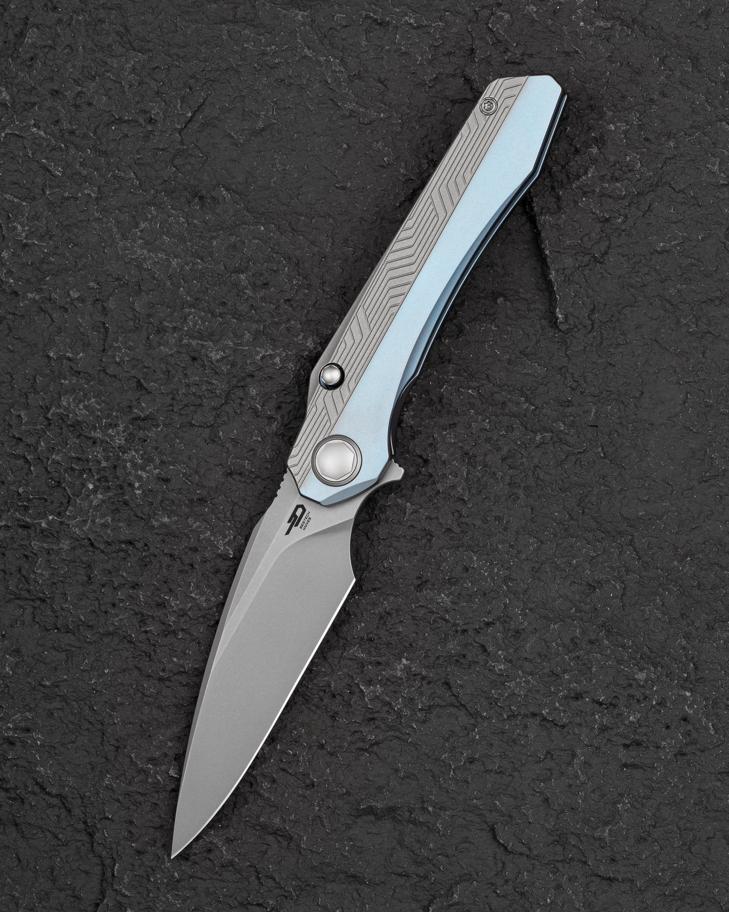 BESTECH WET NELLIE MagnaCut钢 钛手柄 BT2505A 蓝色+灰色 1880