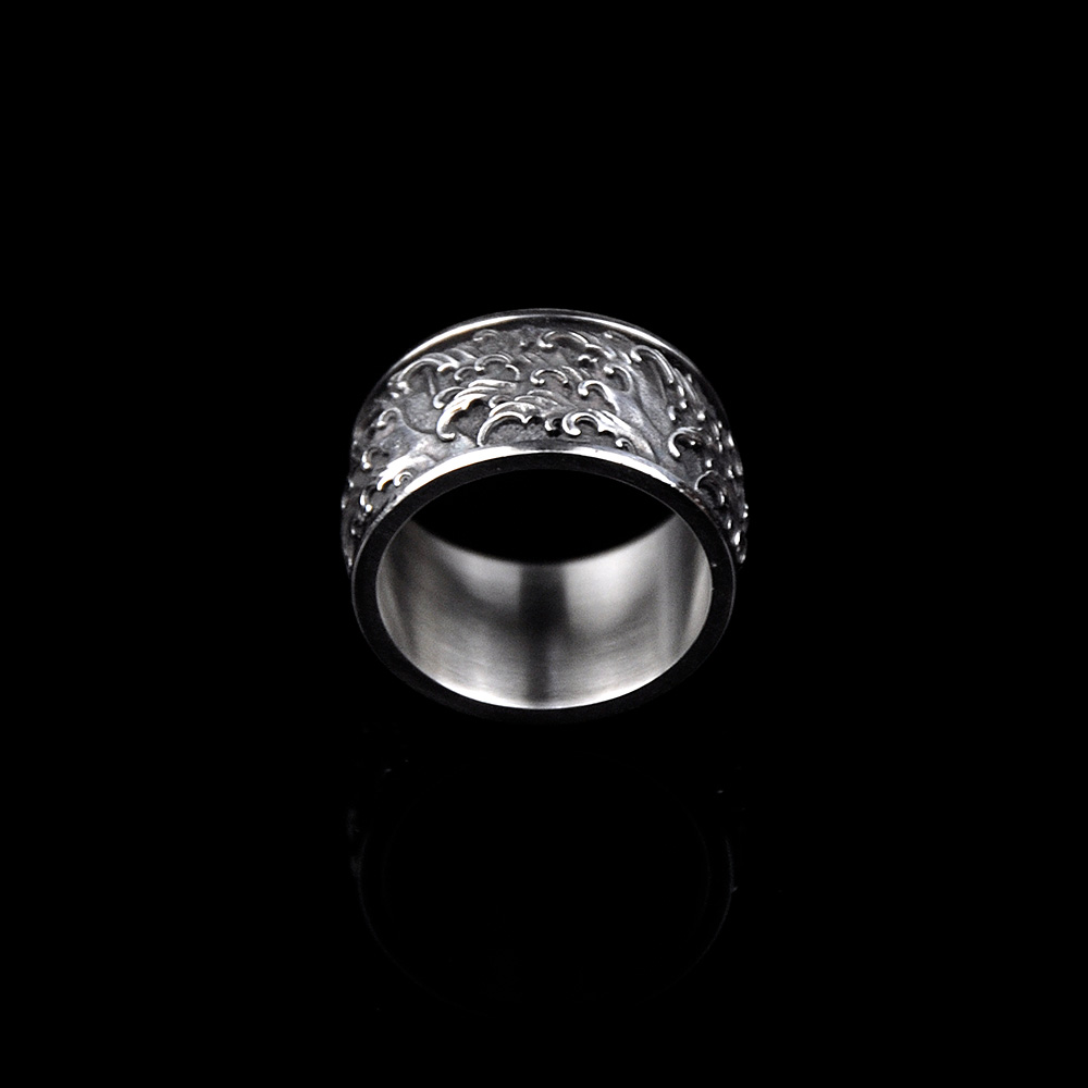 DYQ Jewelry Wave 海浪 925银戒指
