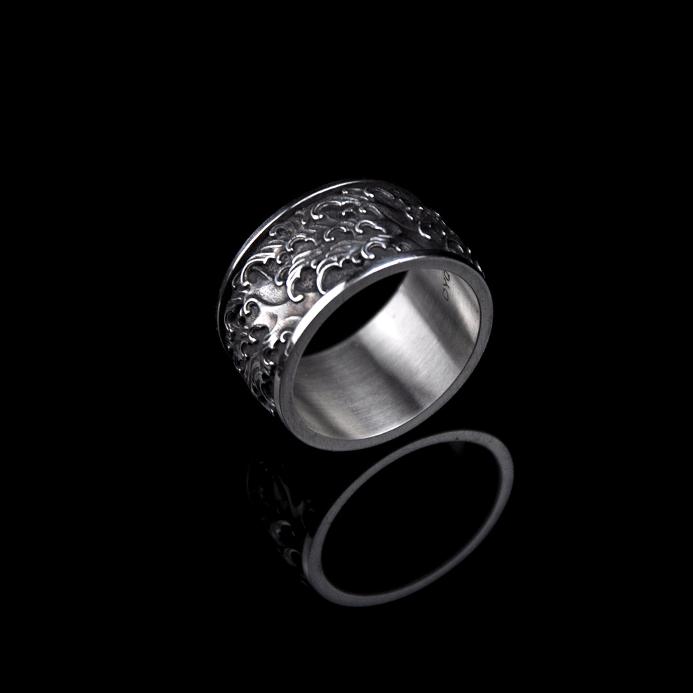 DYQ Jewelry Wave 海浪 925银戒指
