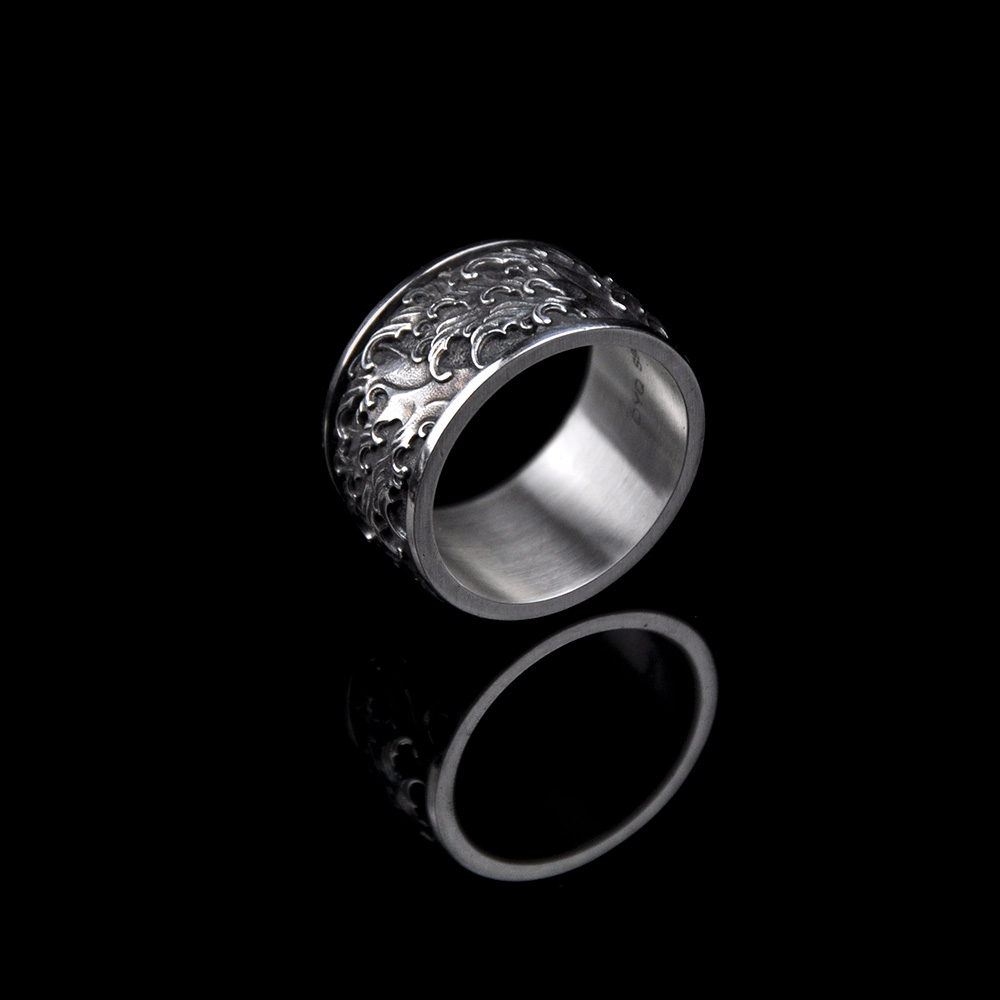 DYQ Jewelry Wave 海浪 925银戒指