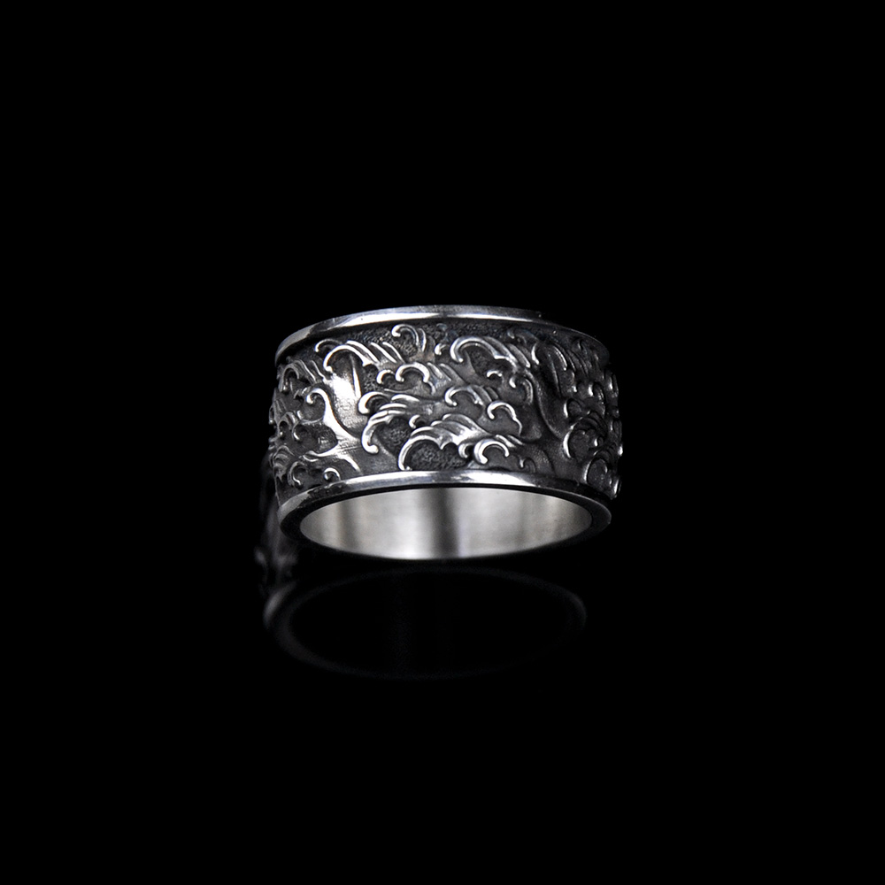 DYQ Jewelry Wave 海浪 925银戒指