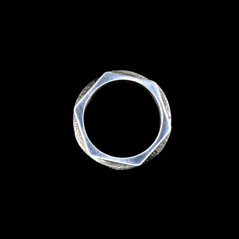 DYQ Jewelry Nut 螺母 925银戒指