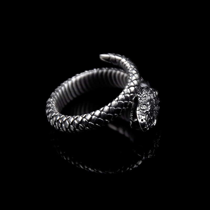 DYQ Jewelry Snake 蛇 925银戒指 男戒
