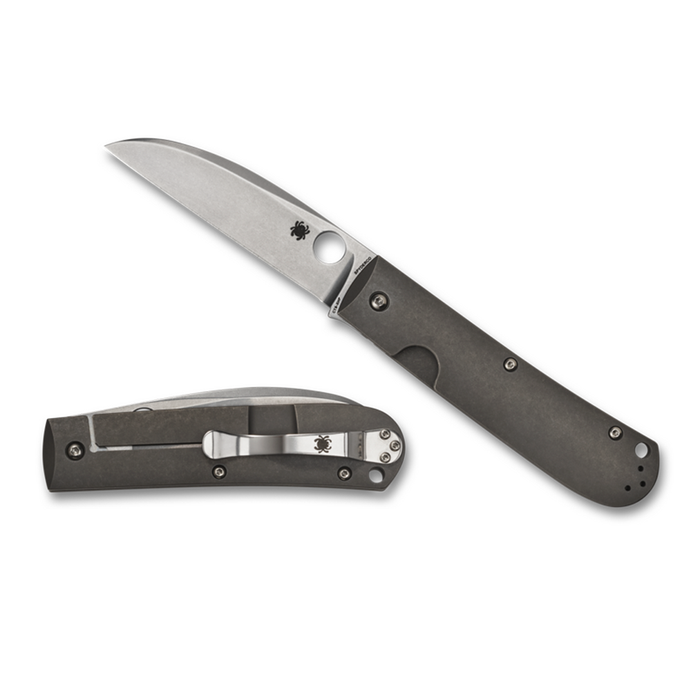 Spyderco C249TIP CTS-XHP 刃材 钛合金柄 2380