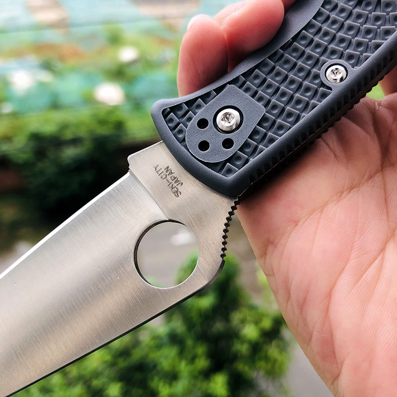 Spyderco C10FPGY VG10刃材 FRN尼龙手柄 690