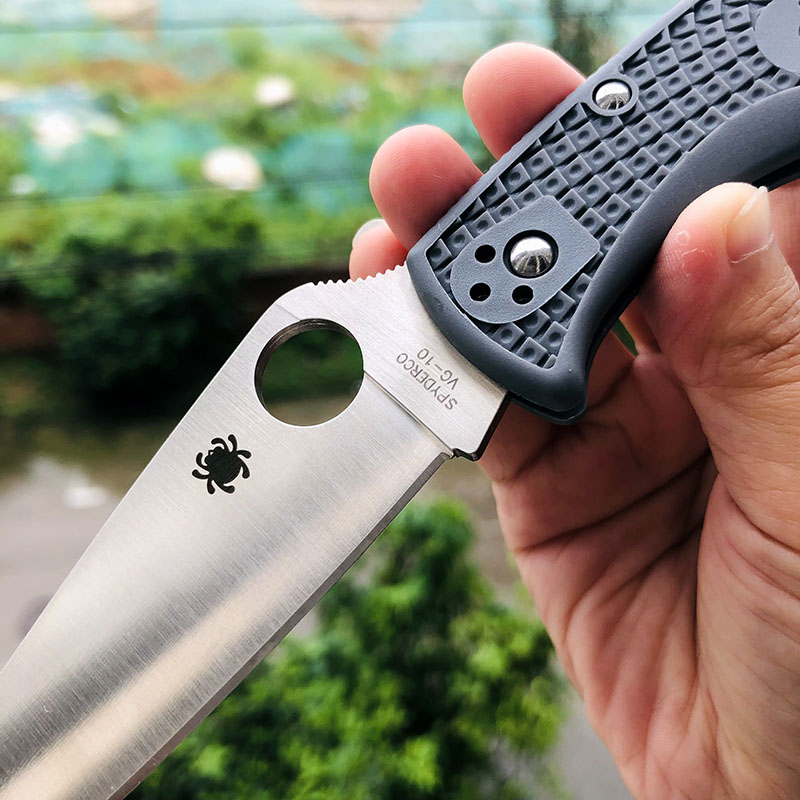 Spyderco C10FPGY VG10刃材 FRN尼龙手柄 690