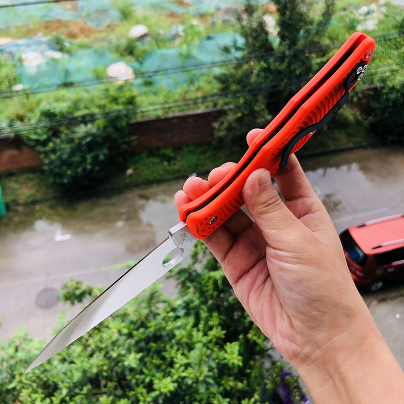 Spyderco C10FPOR VG10刃材 FRN尼龙手柄 690
