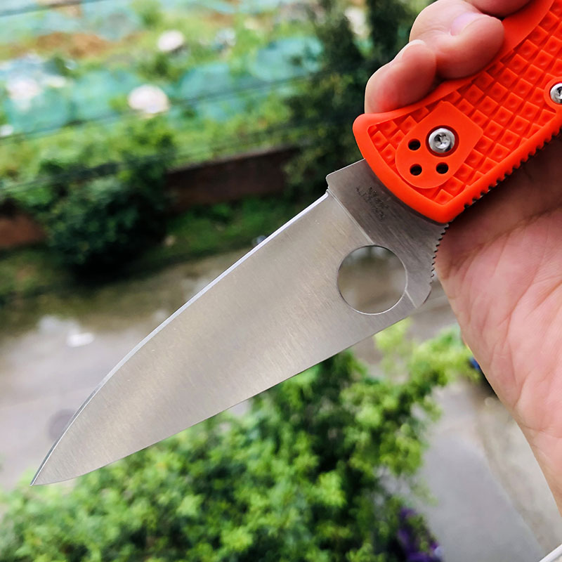 Spyderco C10FPOR VG10刃材 FRN尼龙手柄 690