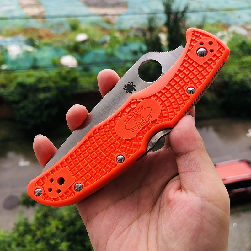 Spyderco C10FPOR VG10刃材 FRN尼龙手柄 690