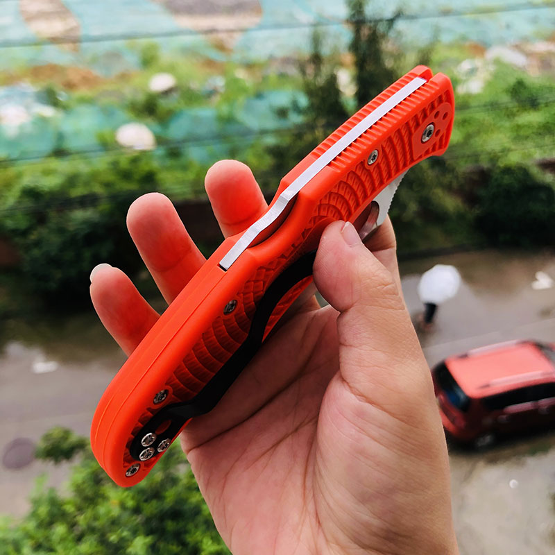 Spyderco C10FPOR VG10刃材 FRN尼龙手柄 690