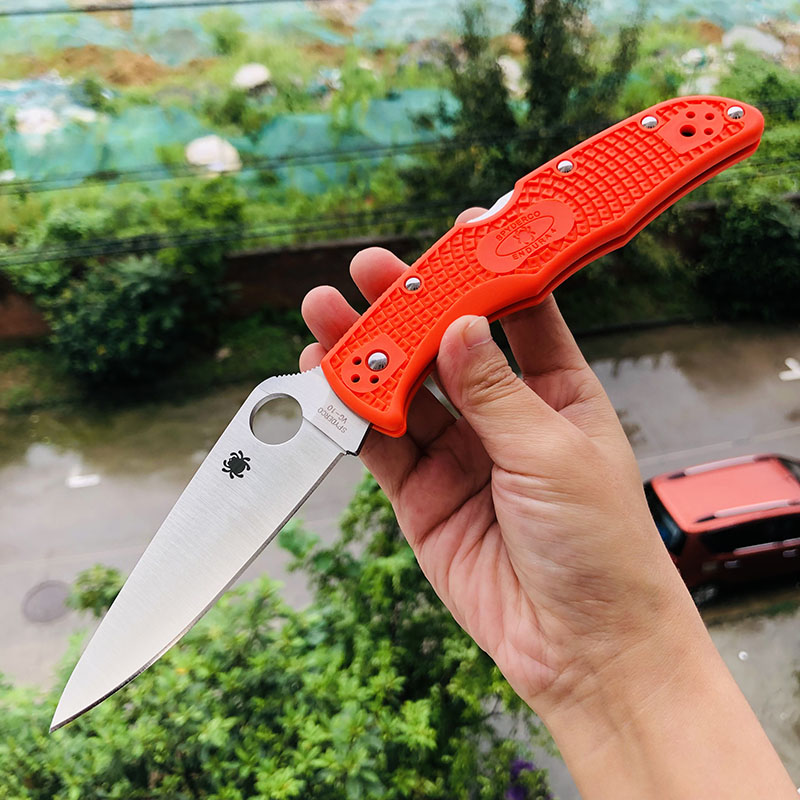 Spyderco C10FPOR VG10刃材 FRN尼龙手柄 690