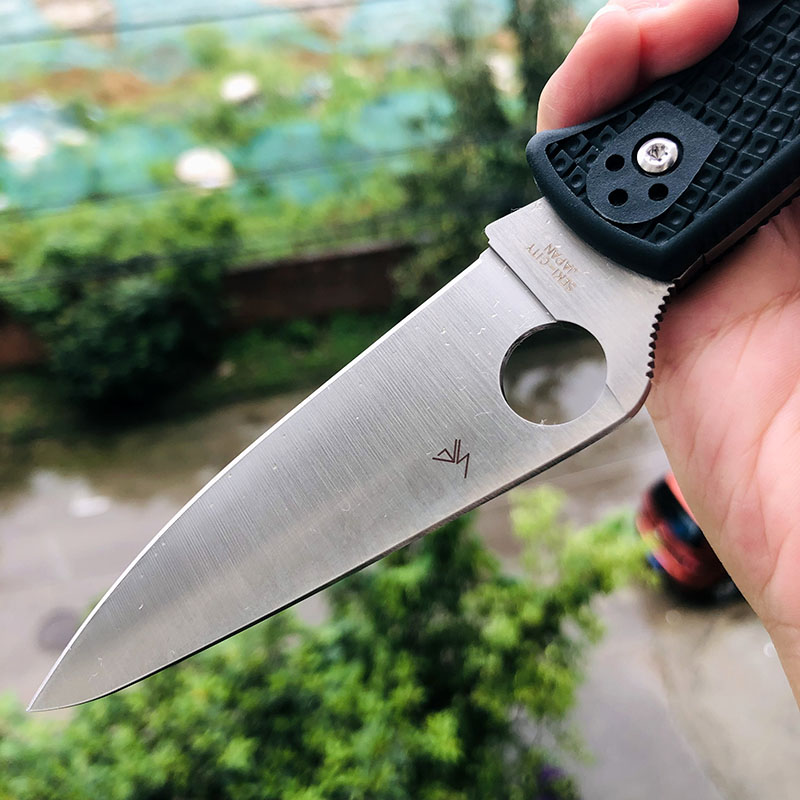 Spyderco C10PGRE ZDP-189 FRN尼龙手柄 1026