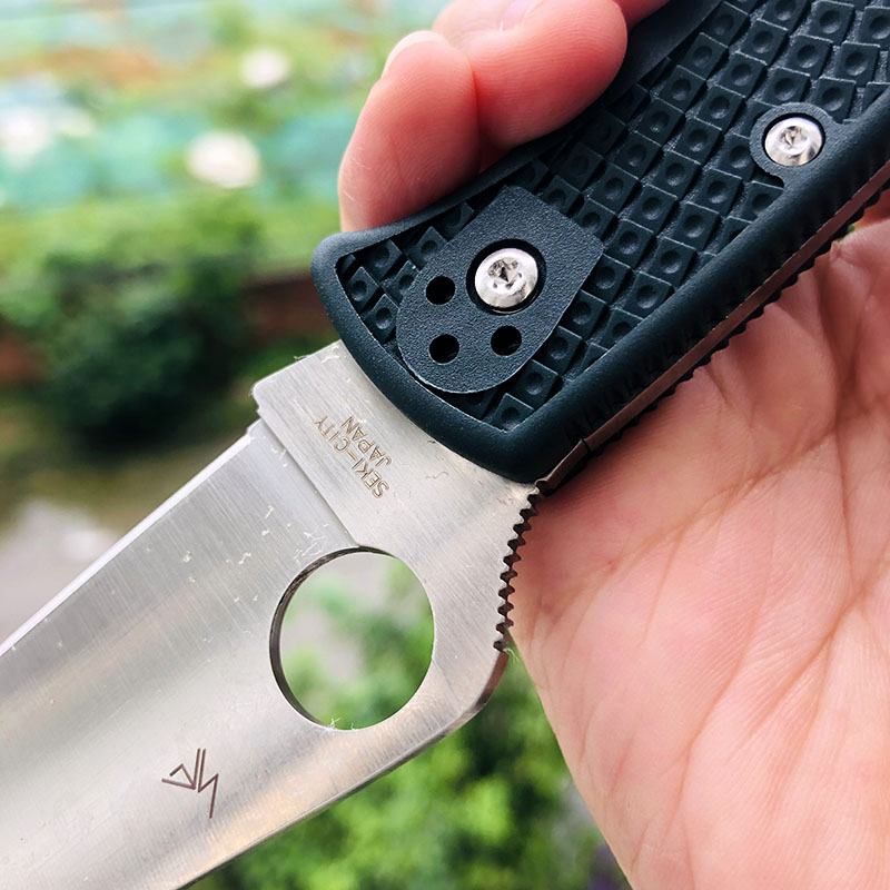 Spyderco C10PGRE ZDP-189 FRN尼龙手柄 1026