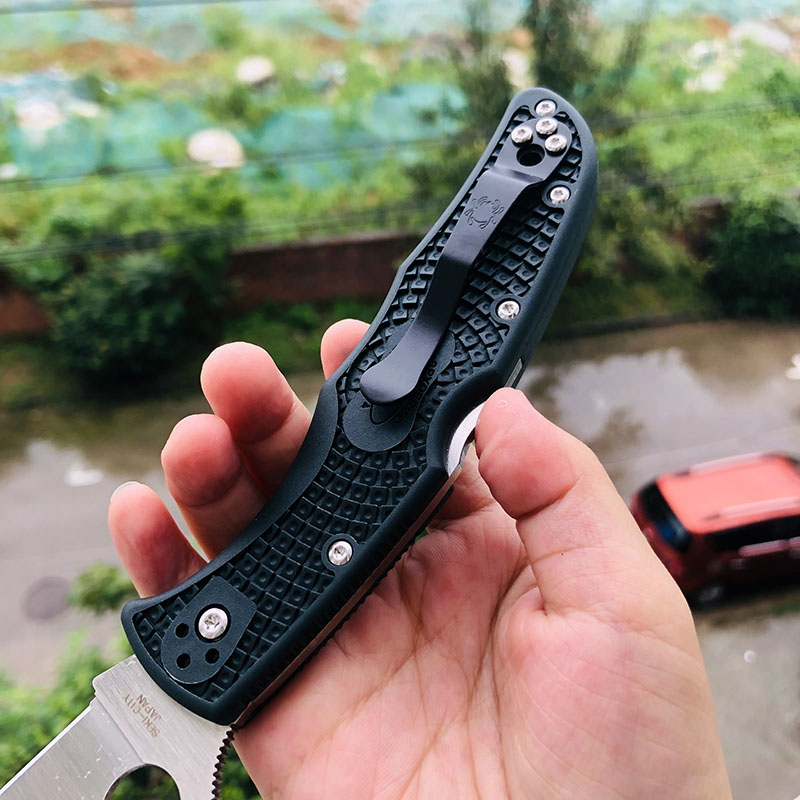 Spyderco C10PGRE ZDP-189 FRN尼龙手柄 1026