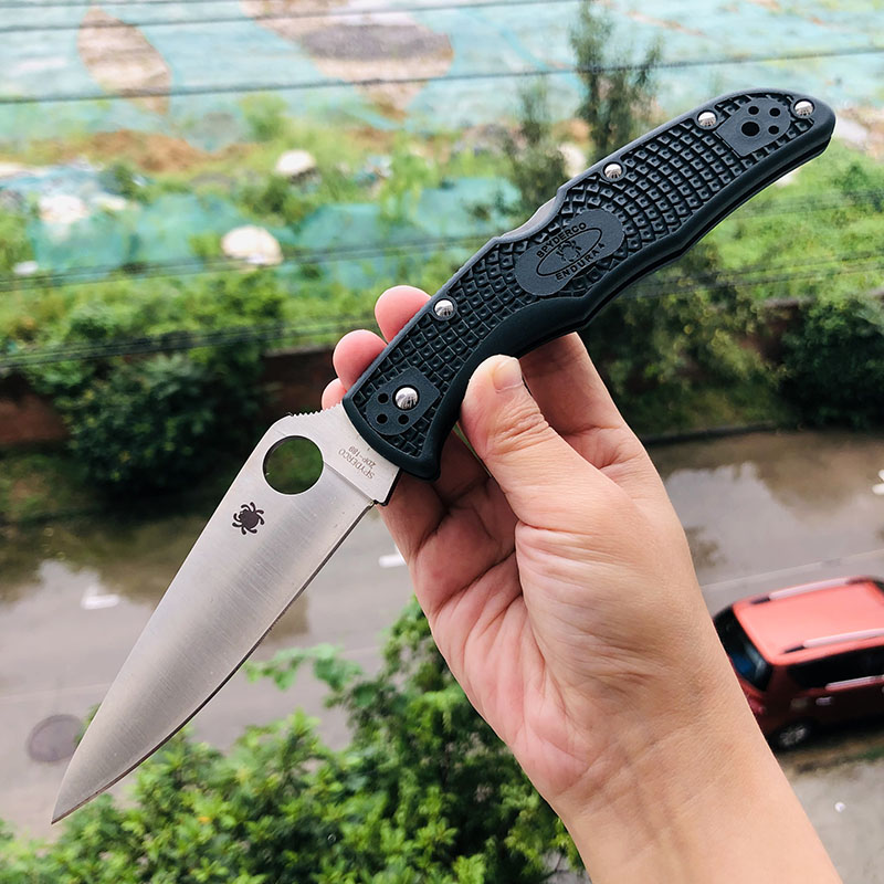 Spyderco C10PGRE ZDP-189 FRN尼龙手柄 1026