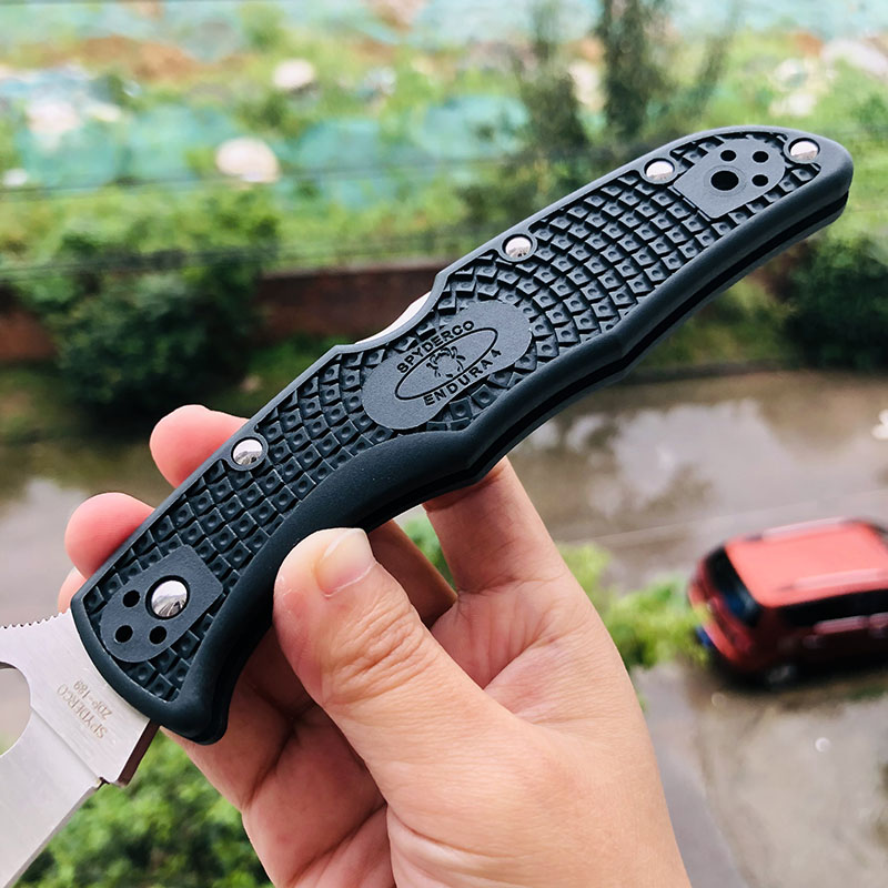 Spyderco C10PGRE ZDP-189 FRN尼龙手柄 1026