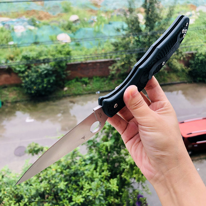 Spyderco C10PGRE ZDP-189 FRN尼龙手柄 1026