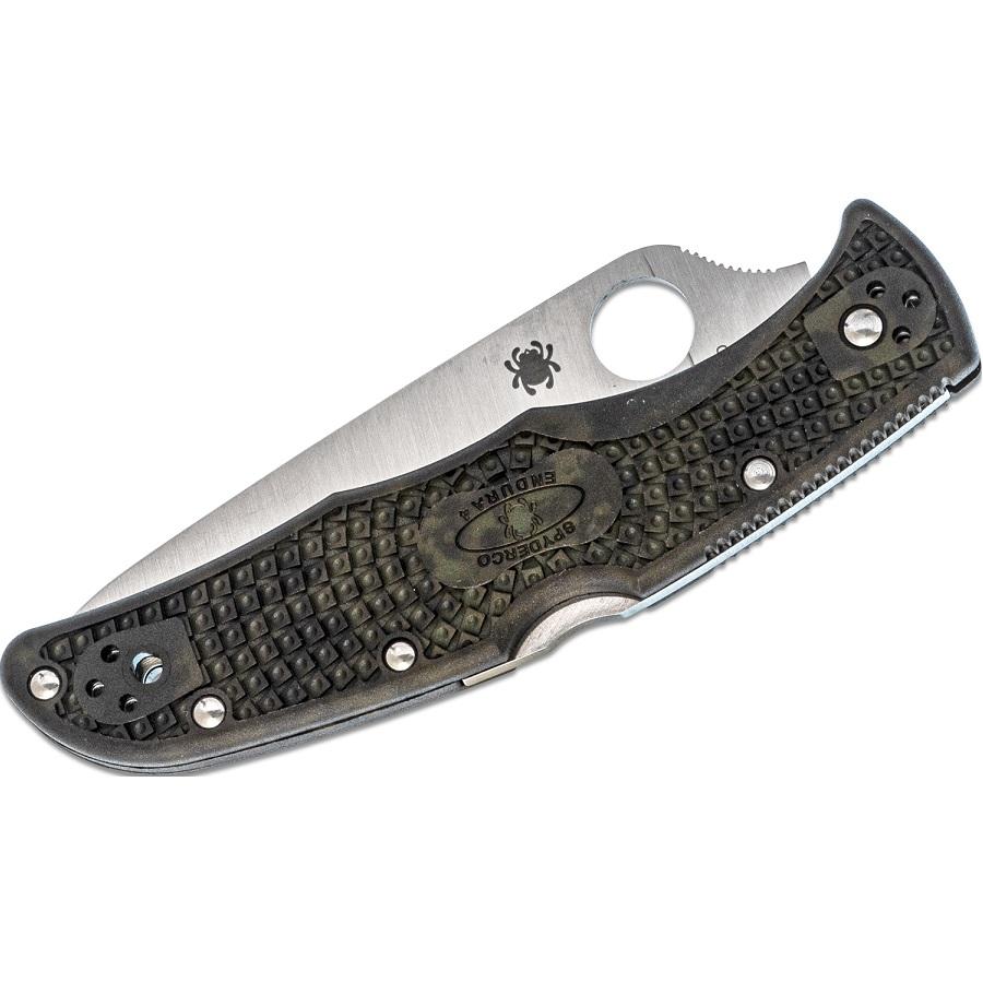 Spyderco C10ZFPGR VG10刃材 FRN尼龙手柄 690