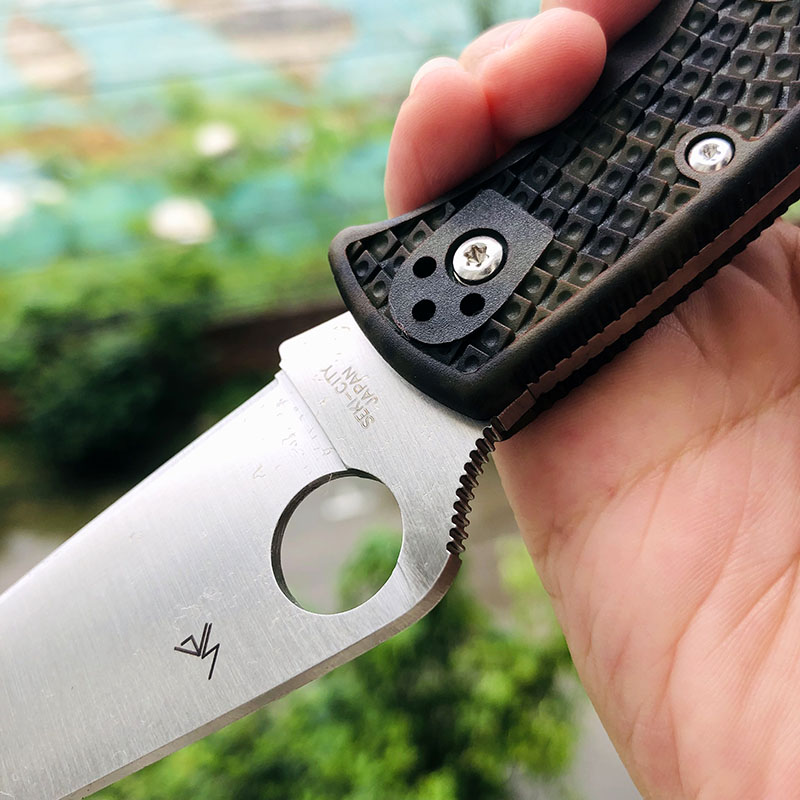 Spyderco C10ZFPGR VG10刃材 FRN尼龙手柄 690