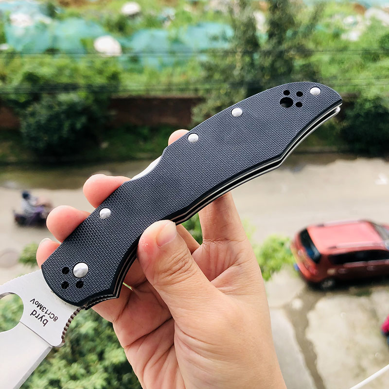Spyderco BY03GP2 8Cr13Mov刃材 G10手柄 330