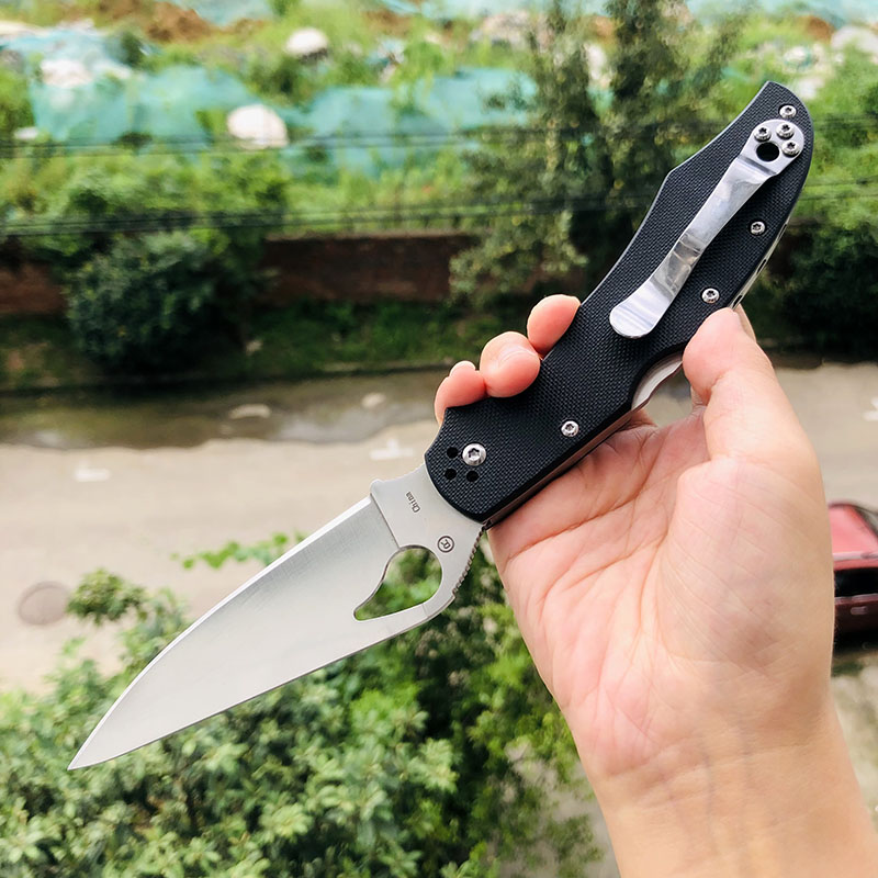 Spyderco BY03GP2 8Cr13Mov刃材 G10手柄 330