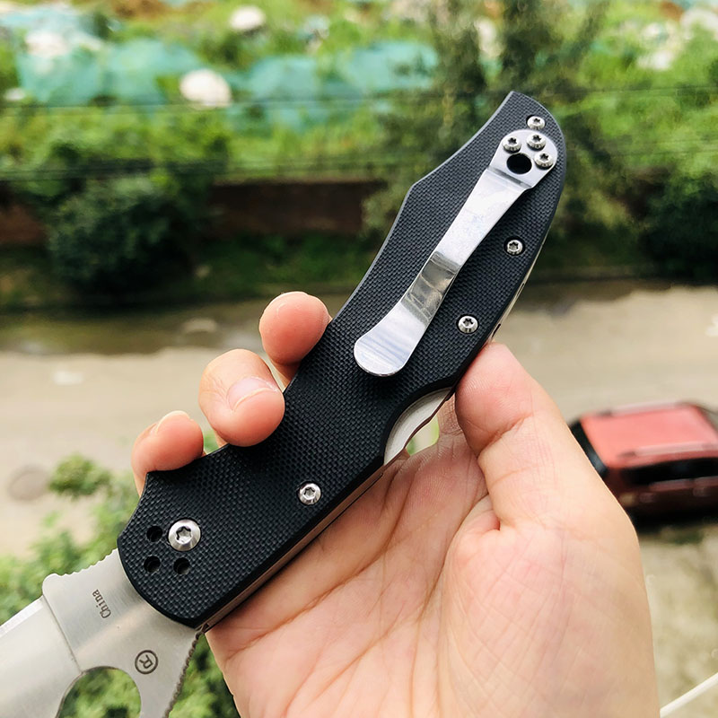 Spyderco BY03GP2 8Cr13Mov刃材 G10手柄 330