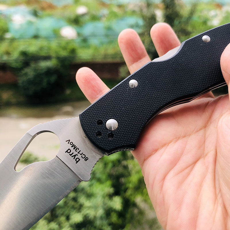 Spyderco BY03GP2 8Cr13Mov刃材 G10手柄 330